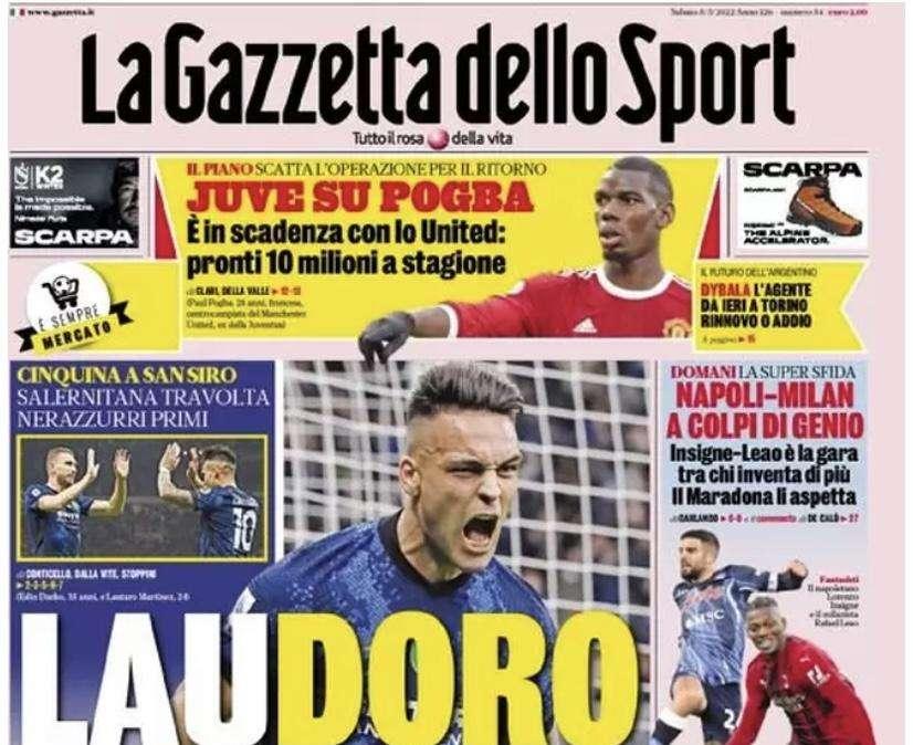 Prima GdS - Laudoro e l’Inter riparte 