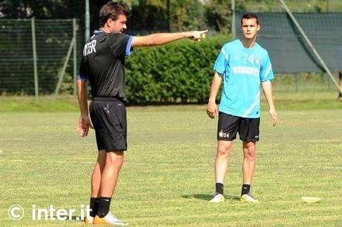 Stramaccioni d&agrave; indicazioni a Rodrigo Alborno