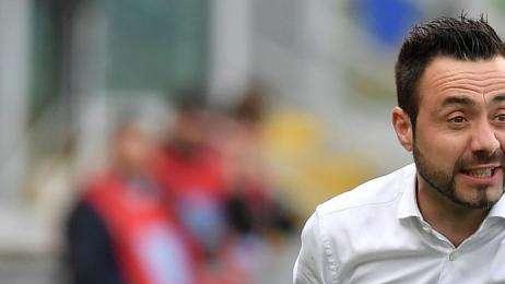 Sassuolo, De Zerbi: "Contro il Cagliari sfida più difficile di quella con l'Inter"