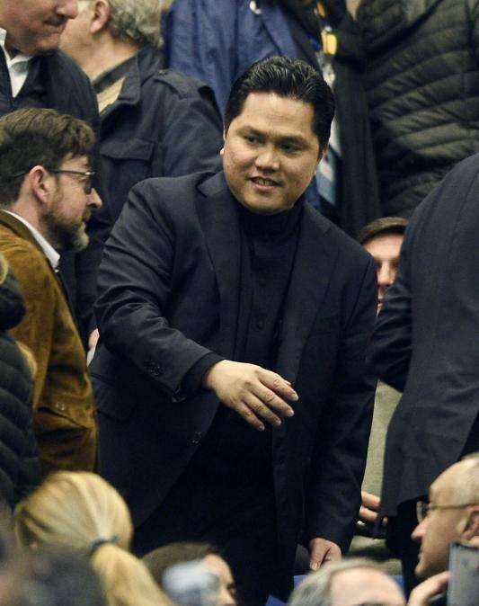Thohir ad Appiano Gentile per salutare la squadra