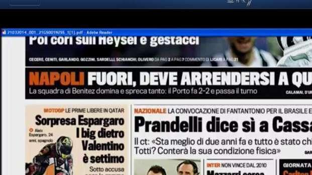 Prime pagine - Mazzarri cerca di sfatare il tabù Atalanta. Icardi, ora spuntano azionisti qatarioti