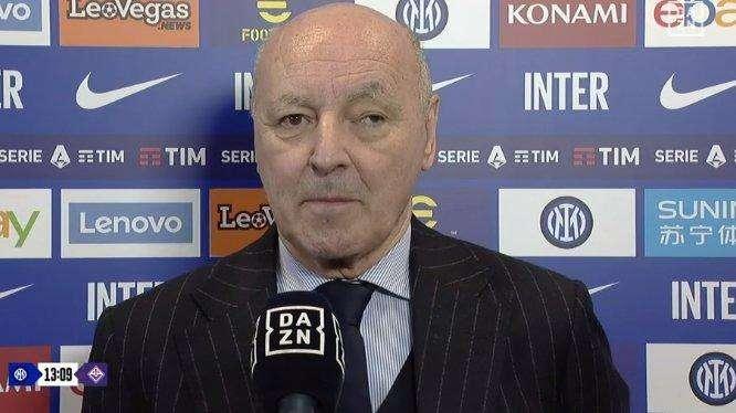 Marotta: "Rinnovi? Dipende dalla volontà dei giocatori di restare. Conte? Non sono sorpreso ma non commento"