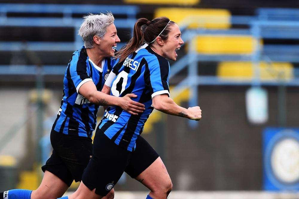 L'Inter Women a Verona con Tarenzi e Baresi davanti. Dal 1' anche la Nyman