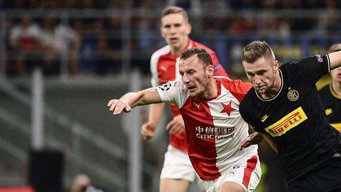 Slavia Praga, Coufal: "Pareggio giusto, ci serve più esperienza. Probabilmente ho deviato il tiro di Barella"