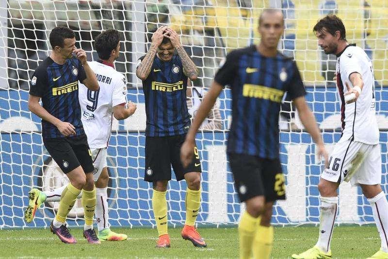 Inter-Cagliari - L'Inter non supera il nove e il sette insinua altri dubbi