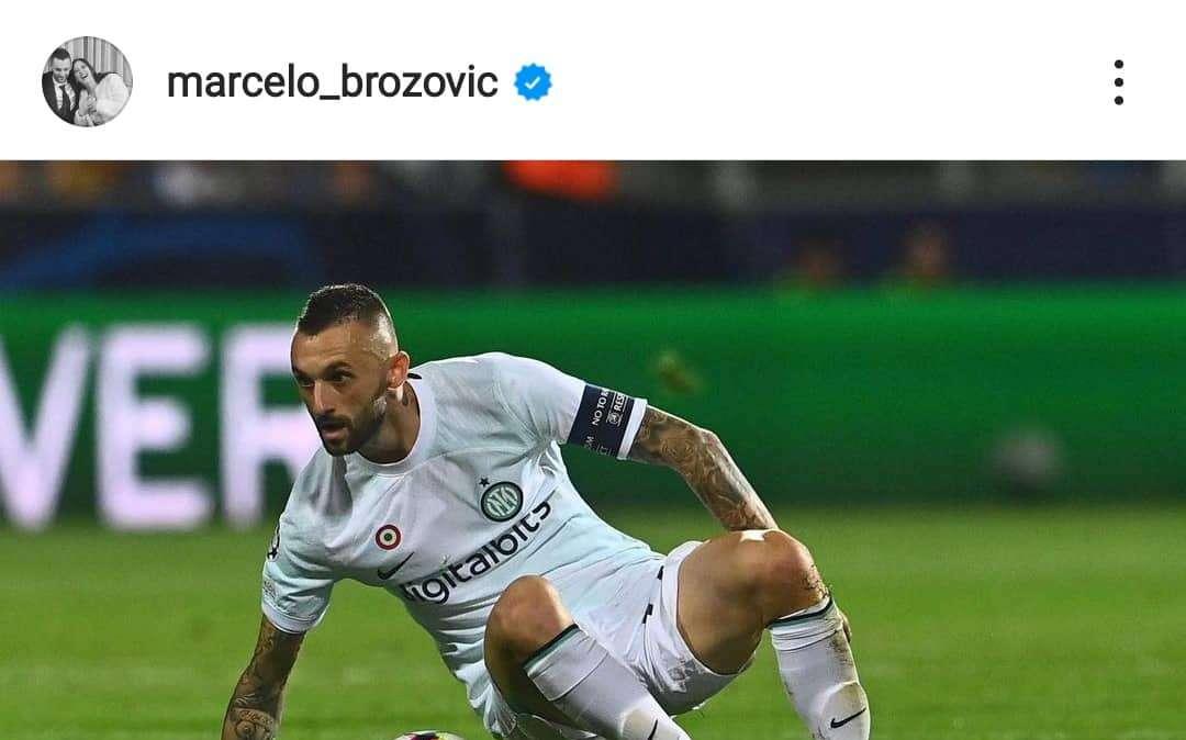 Brozovic ko, ma fa sentire comunque il suo supporto: messaggio social per l'Inter