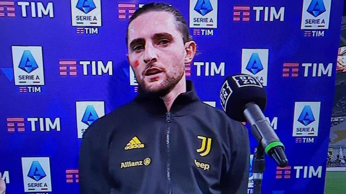 Juve, Rabiot a DAZN: "Inter forte davanti alla porta, oggi non era decisiva. L'obiettivo è vincere lo scudetto"