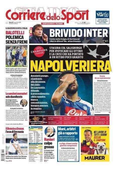 Prima CdS - Brivido Inter, Conte nella bolgia di Dortmund 