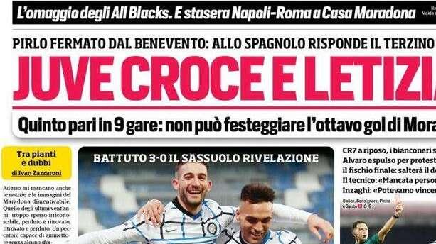 Prima pagina CdS - Conte ritrova la sua Inter e si sfoga: "Basta negatività"