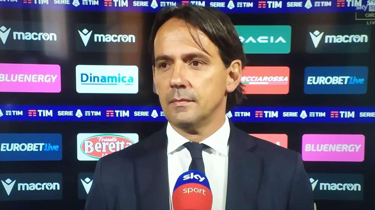 Inzaghi: "Oggi sarà battaglia. Acerbi e Mkhitaryan? Abbiamo recuperato bene. Aspettiamo Lukaku e Calhanoglu"