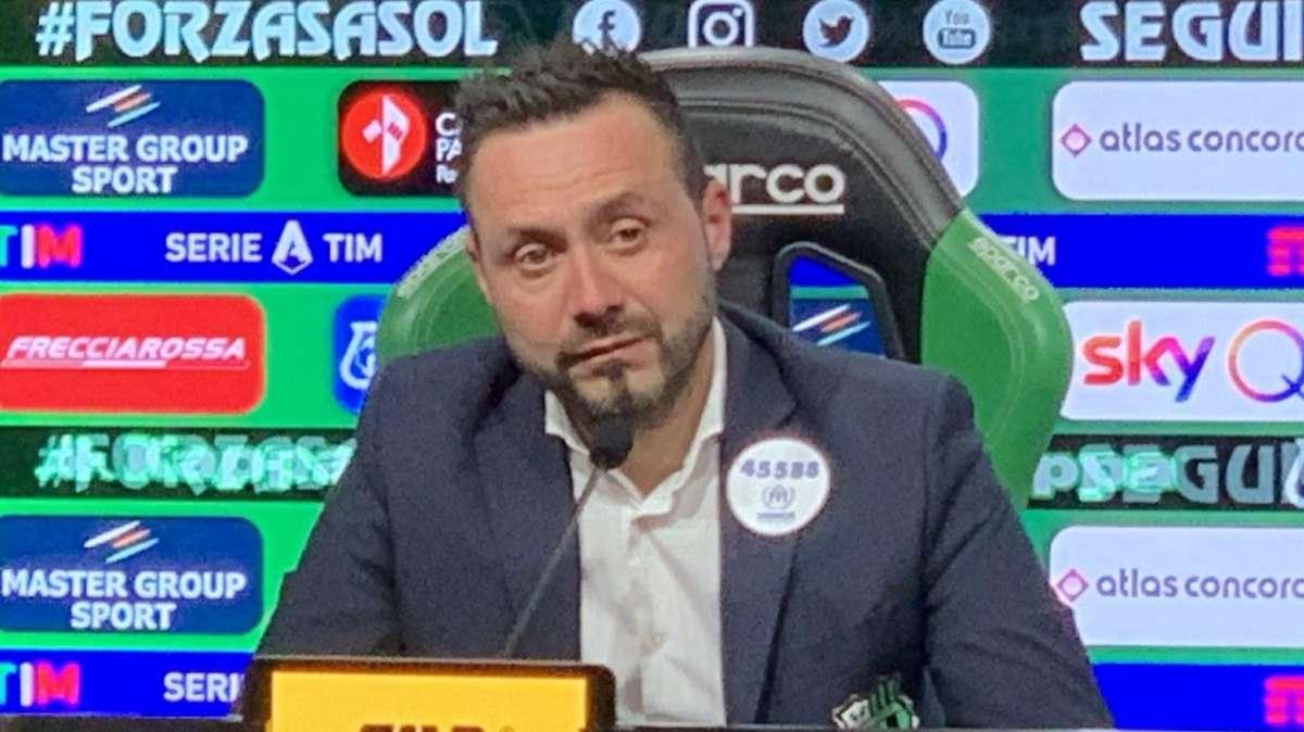 Sassuolo, De Zerbi: "Inter tra le più forti d'Italia. Non ci saranno Caputo, Defrel, Haraslin, Ricci e Romagna"