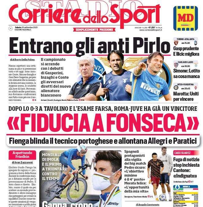 Prima CdS - Entrano gli anti-Pirlo. Marotta: "Uniti per vincere"
