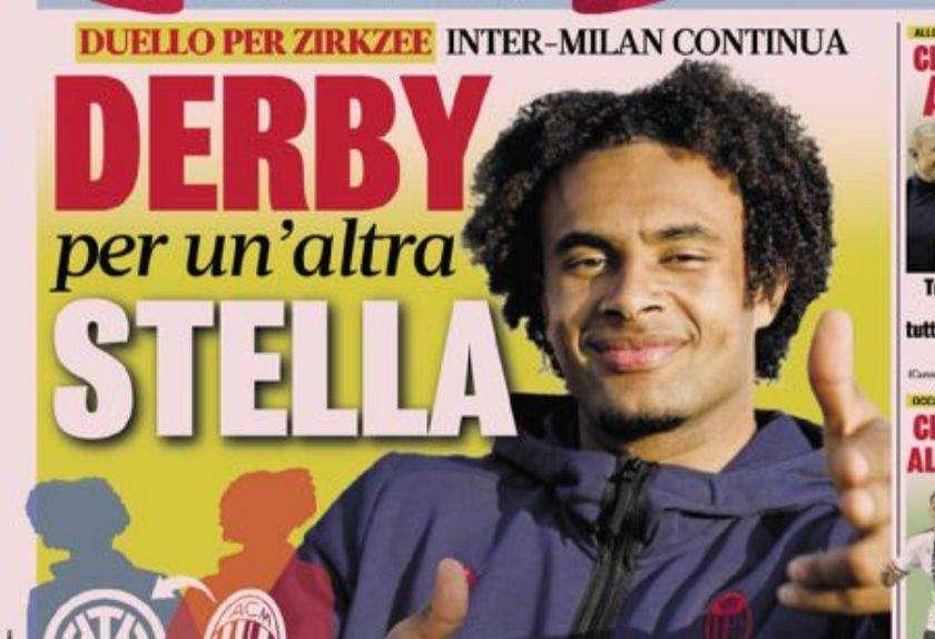 Prima GdS - Derby per un’altra stella. Duello per Zirkzee: Inter-Milan continua