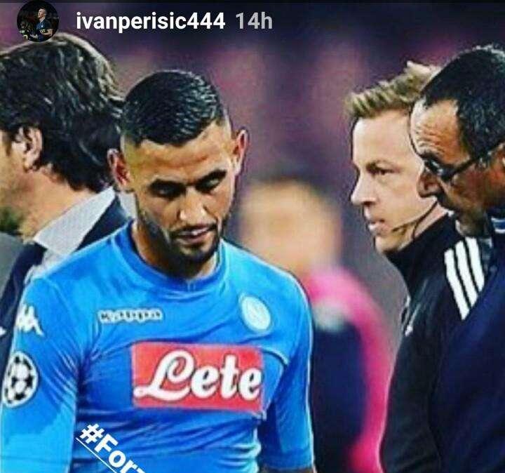 Crack Ghoulam, il sostegno di Perisic all'algerino