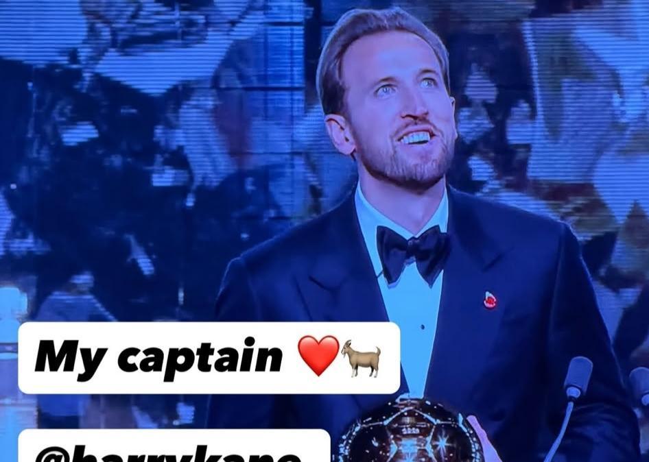 "My Captain": Spence celebra il nuovo Pallone d'Oro