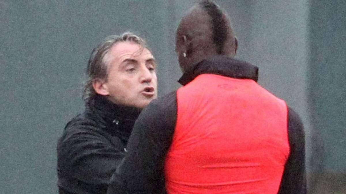 Aguero: "Mancini-Balo come cane e gatto: calci e..."