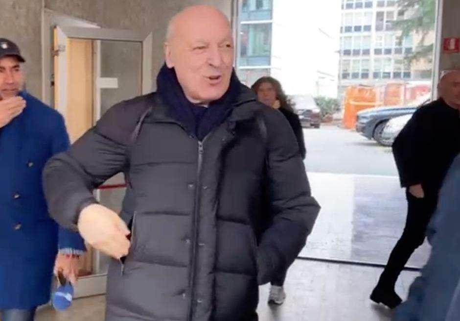 VIDEO - Marotta in dribbling: "Skriniar via a gennaio? Niente da dire". Poi l'ad non replica alle parole di Sistici