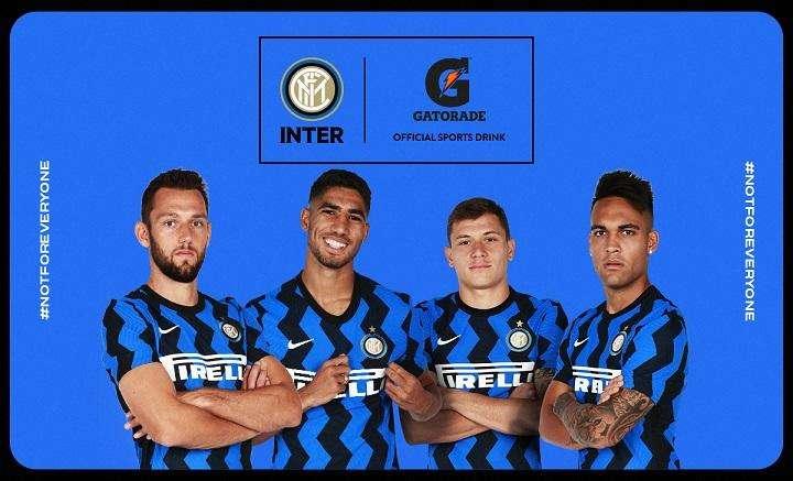 Inter e Gatorade rinnovano la partnership per il terzo anno consecutivo