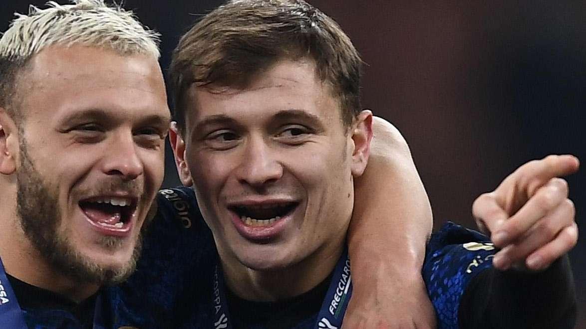 La maglia di Barella della Supercoppa all'asta per aiutare Inter Campus