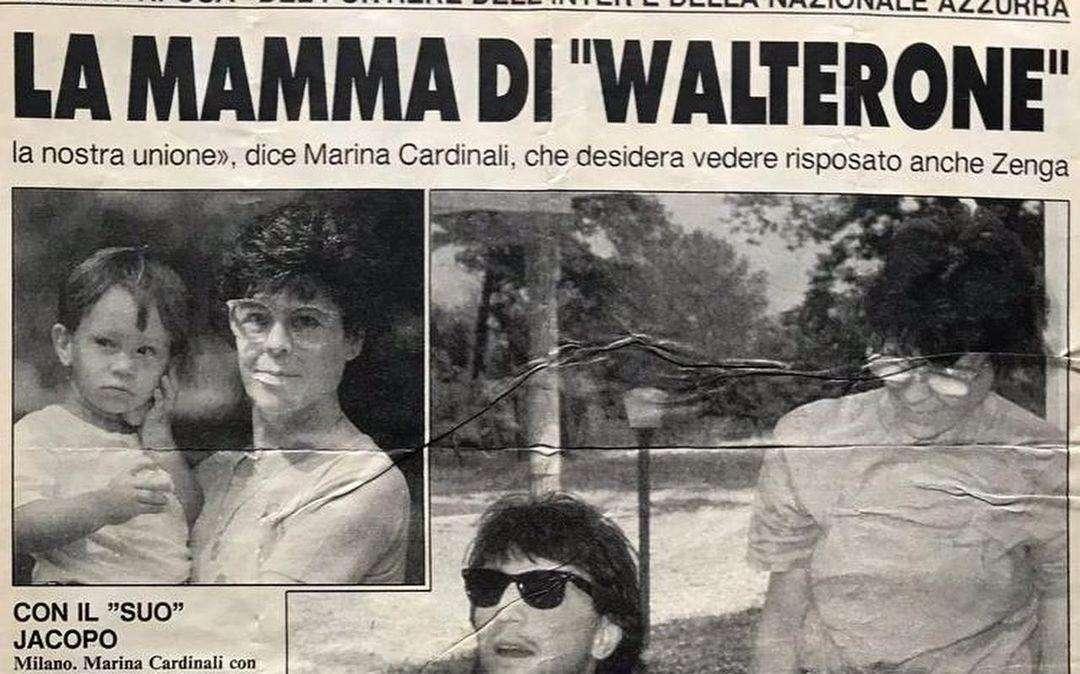 Zenga e l'Inter insieme al figlio piccolo Jacopo: "Mi seguiva in ritiro e negli spogliatoi, problemi di padre separato"