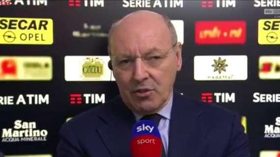 Marotta: "Faremo una grande partita. Icardi? Siamo stati chiari prima e siamo sereni oggi. Se resta? Vedremo..."