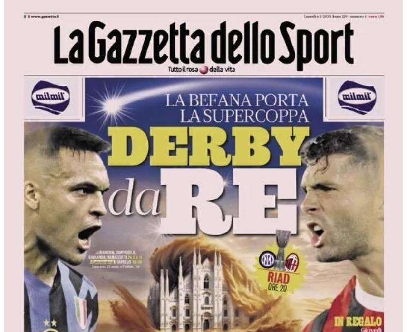Prima GdS - Derby da Re: la Befana porta la Supercoppa 
