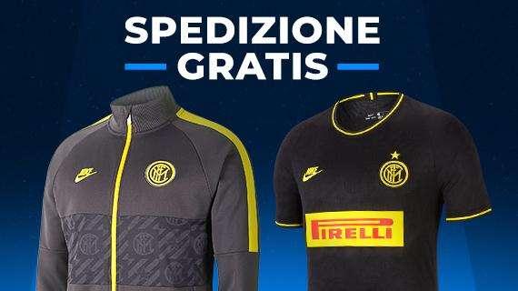 Spedizione gratis sui prodotti dell'Inter sul nostro web store