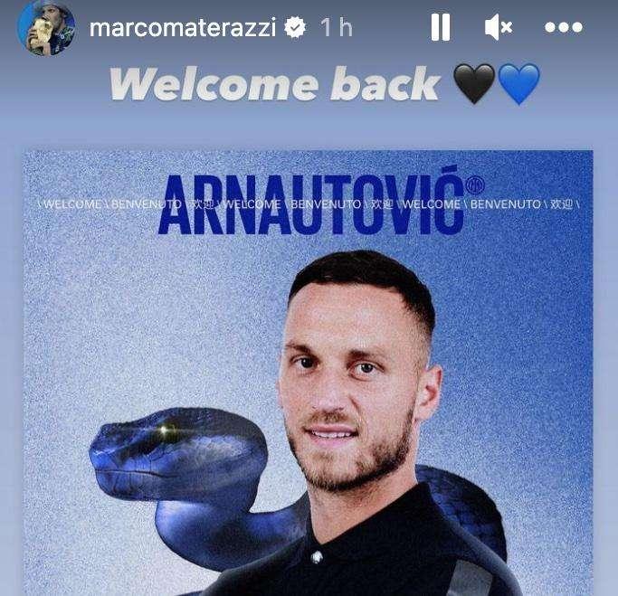 Arnautovic di nuovo all'Inter, l'ex compagno Materazzi lo accoglie: "Welcome back"