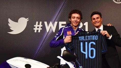 Da Javier Zanetti auguri social a Valentino Rossi