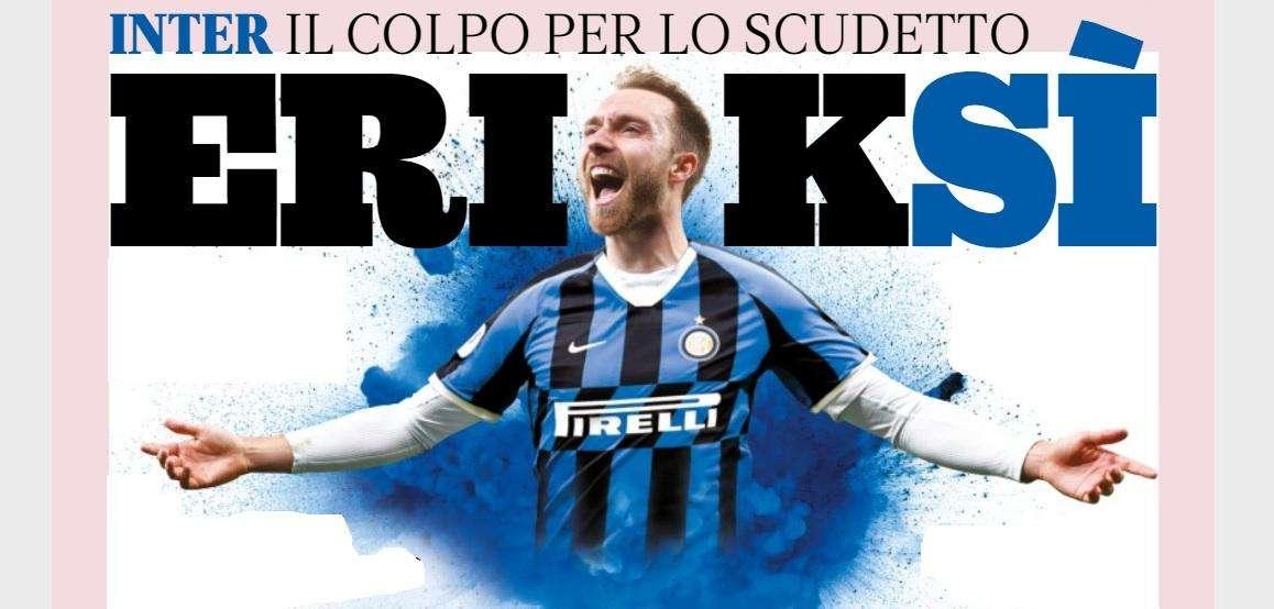 GdS - Inter, ecco Eriksen! L'annuncio dopo il week-end, decisiva la volontà del danese. Conte aggiunge qualità