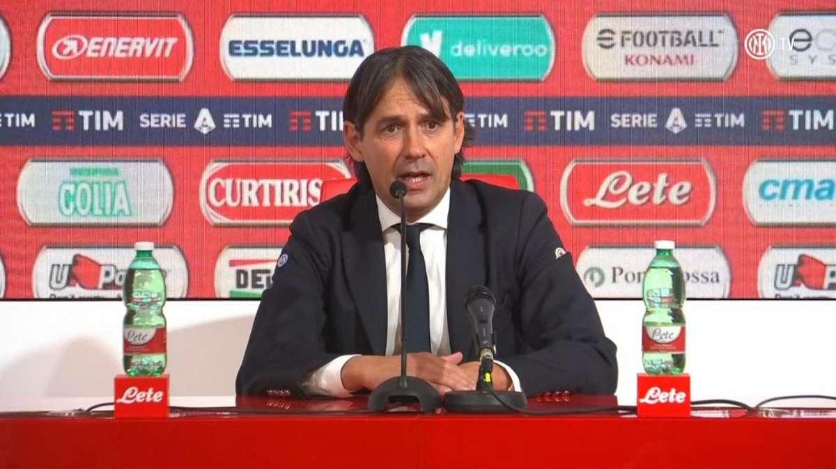 Inzaghi in conferenza: "Un intervento della società? Vedranno loro. Calha e Barella, sembrano indolenzimenti"