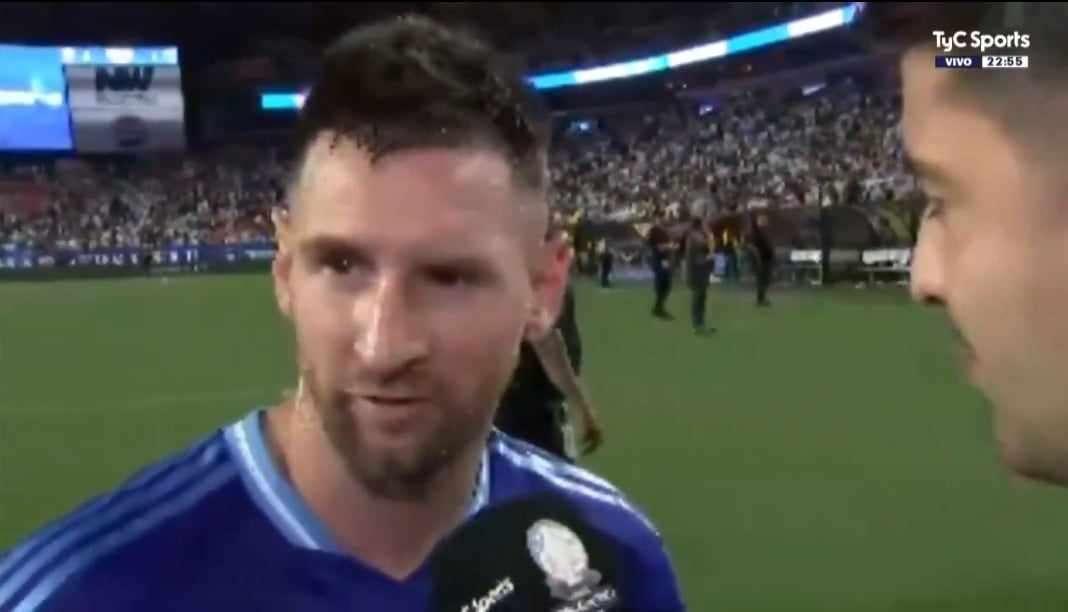 Messi: "Carboni ha una qualità strepitosa. Ha davanti a sé un grande presente e un grande futuro"