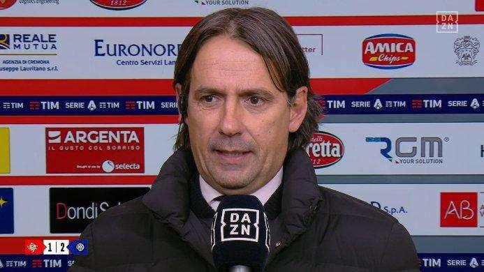 Inzaghi: "Assolutamente soddisfatto della mia squadra. Skriniar con noi il 31 gennaio? Chiedete a Marotta"