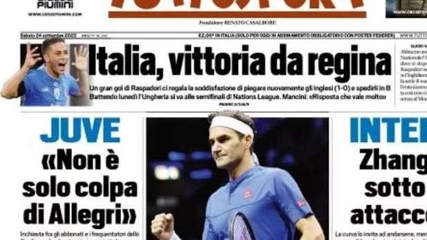 Prima pagina TS - Zhang sotto attacco. Bergomi: "Inter, hai perso la tua anima"