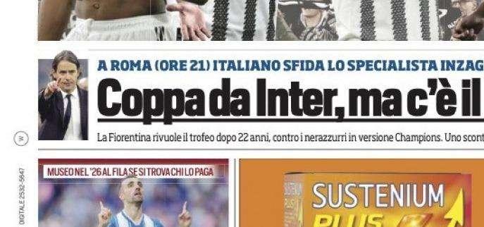 Prima TS - Coppa da Inter, ma c'è il cuore Viola. Italiano sfida lo specialista Inzaghi
