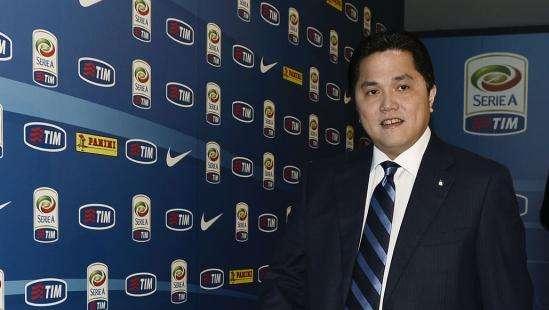 Erick Thohir alla premiazione della Grande Inter