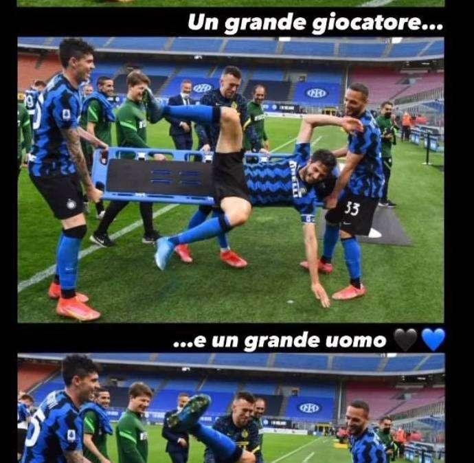 Ranocchia saluta il calcio giocato, Bastoni: "Grande uomo e giocatore"