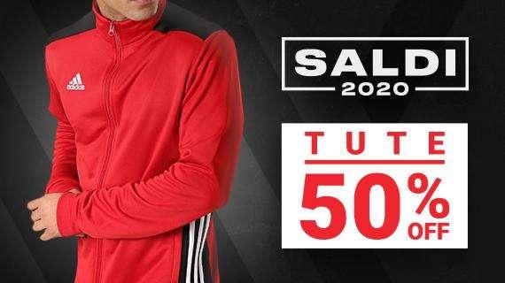 Scopri le tute al 50% di sconto sul nostro store