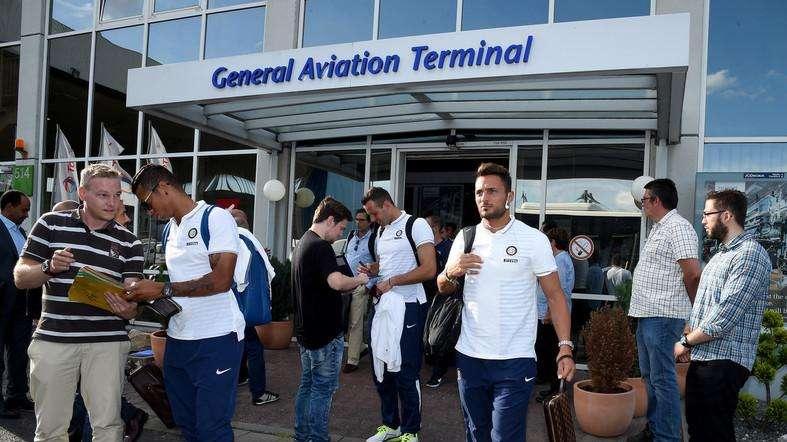 FOTO - Verso l'Eintracht: Inter atterrata a Francoforte