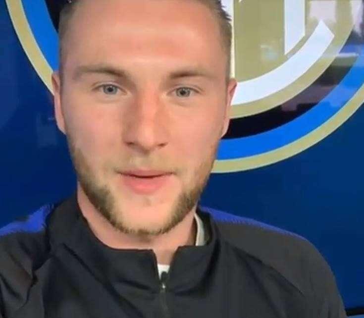 Skriniar: "Oggi giorno importante per me. Grazie a tutti, forza Inter"