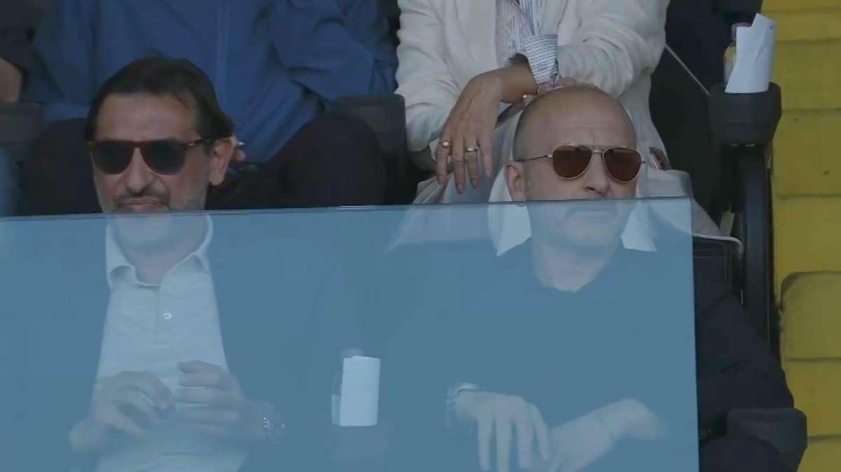 Cesena-Inter, anche Ausilio e Baccin sugli spalti dell'Orogel Stadium