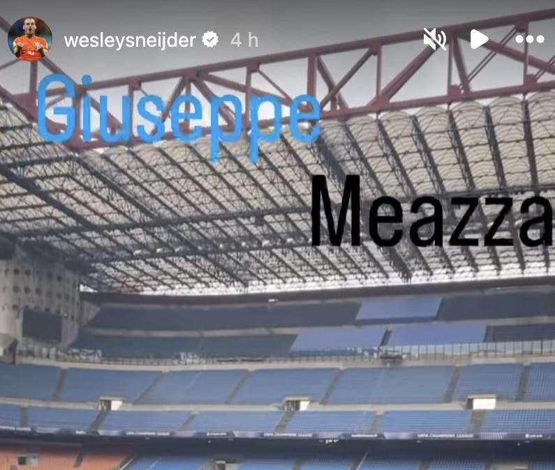Verso Inter-Feyenoord, Sneijder è già allo stadio con Materazzi: "Il Meazza è la cosa più bella"