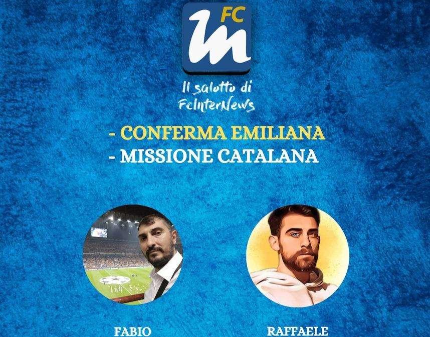 LIVE VIDEO - La vittoria di Reggio Emilia e la trasferta di Barcellona oggi ne 'Il Salotto di FcInterNews'