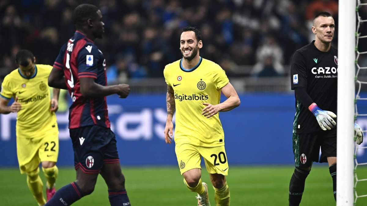 Tre su tre a San Siro contro il Bologna, Inter in striscia positiva: il poker manca da 19 anni 