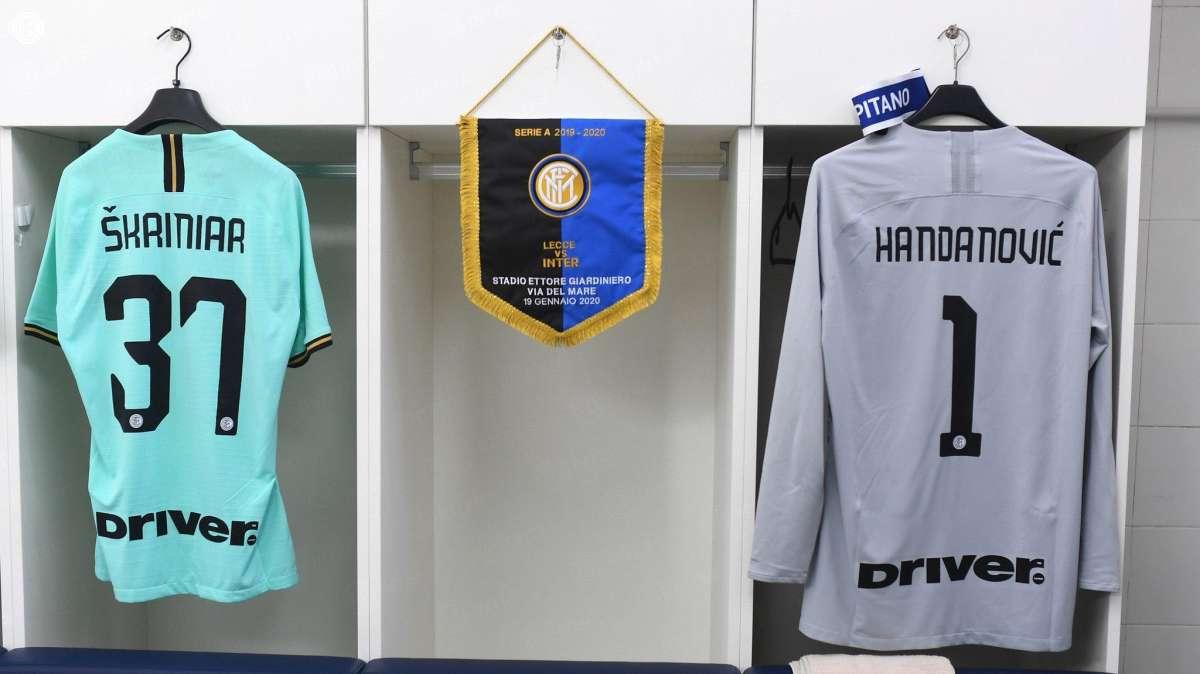 Tutto pronto al 'Via del Mare': Inter in campo con la seconda maglia