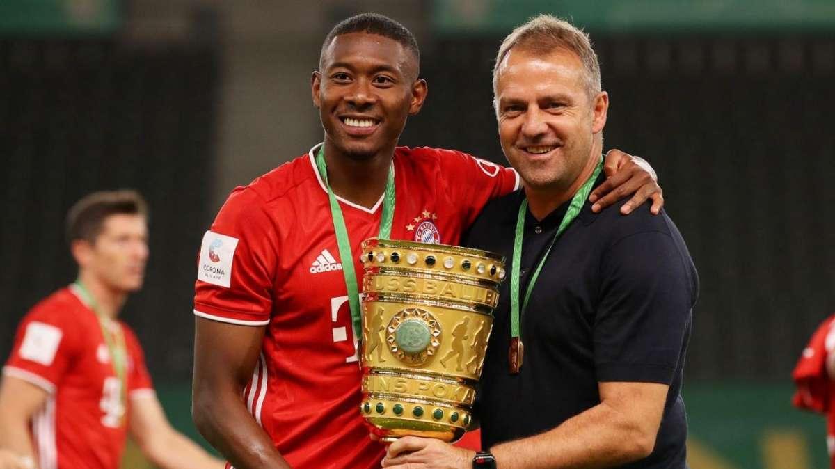 Flick: "Alaba giocatore fantastico, spero voglia rinnovare con il Bayern Monaco"