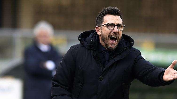 Di Francesco: "Noi puntiamo alla Champions, assurdo parlare di qualcosa di superiore al terzo posto"