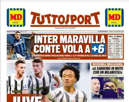 Prima TS - Inter Maravilla: Conte vola a +6. La doppietta di Sanchez piega il Parma