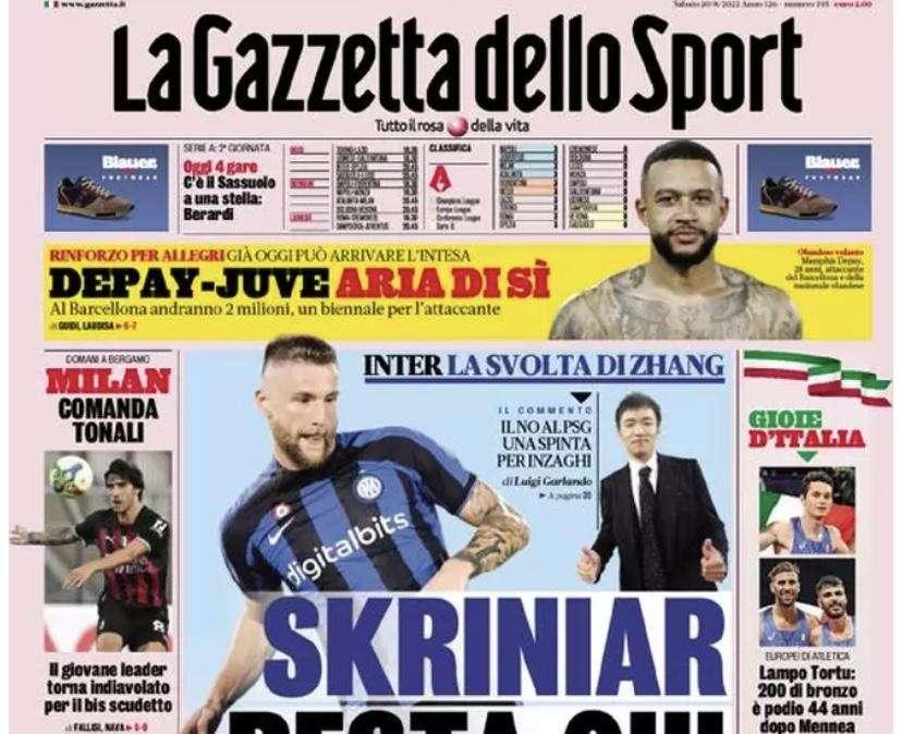 Prima GdS - Skriniar resta qui