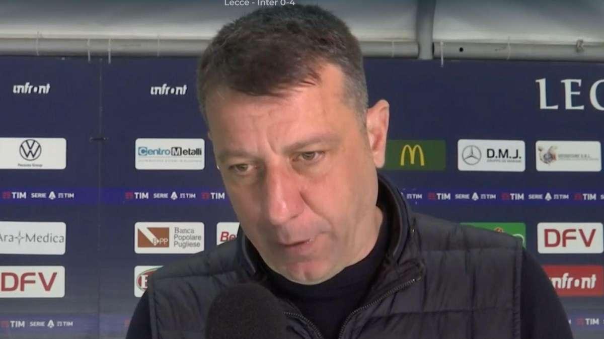 D'Aversa alla Rai: "Contro questa Inter non c'è partita. È forte e sa di esserlo, lo dimostra in campo"